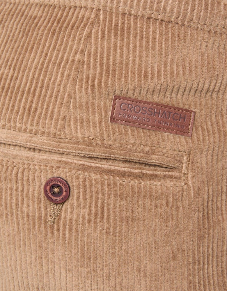 Crosshatch Cordout Pants Mens Beige