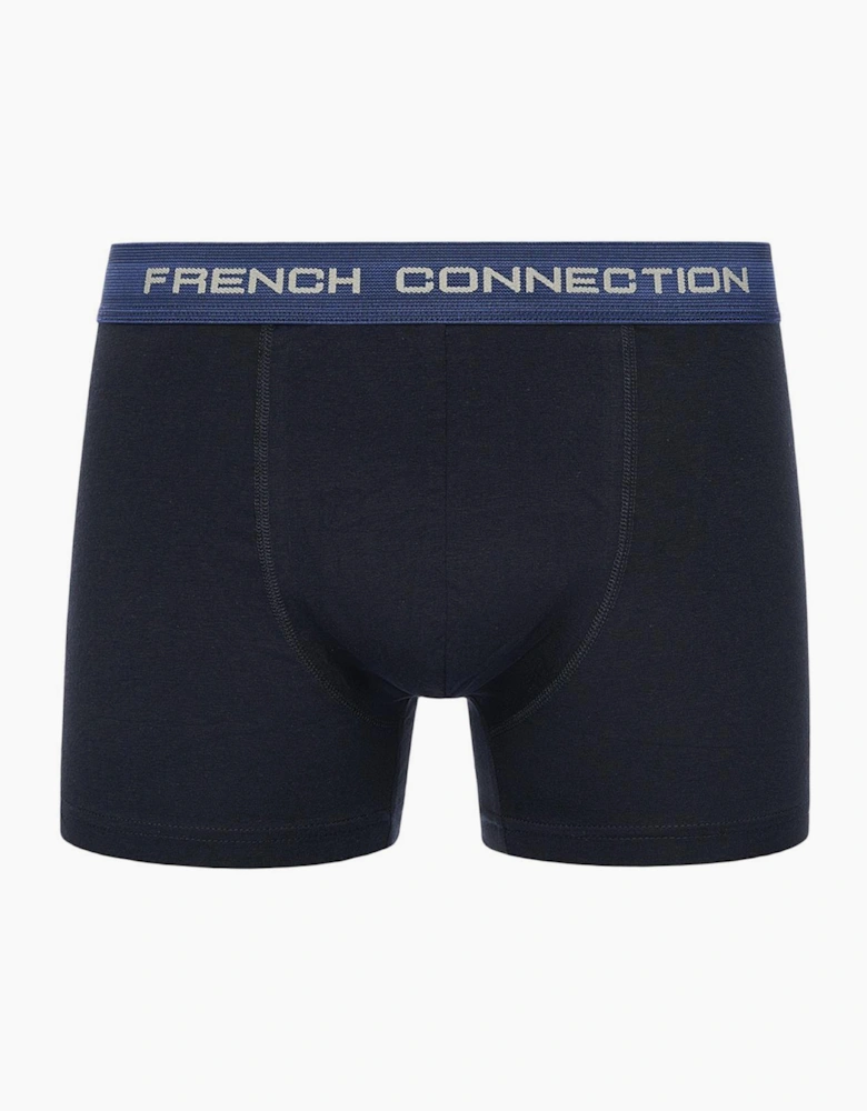 French Connection FC16 3pk Boxer Shorts Mens Navy