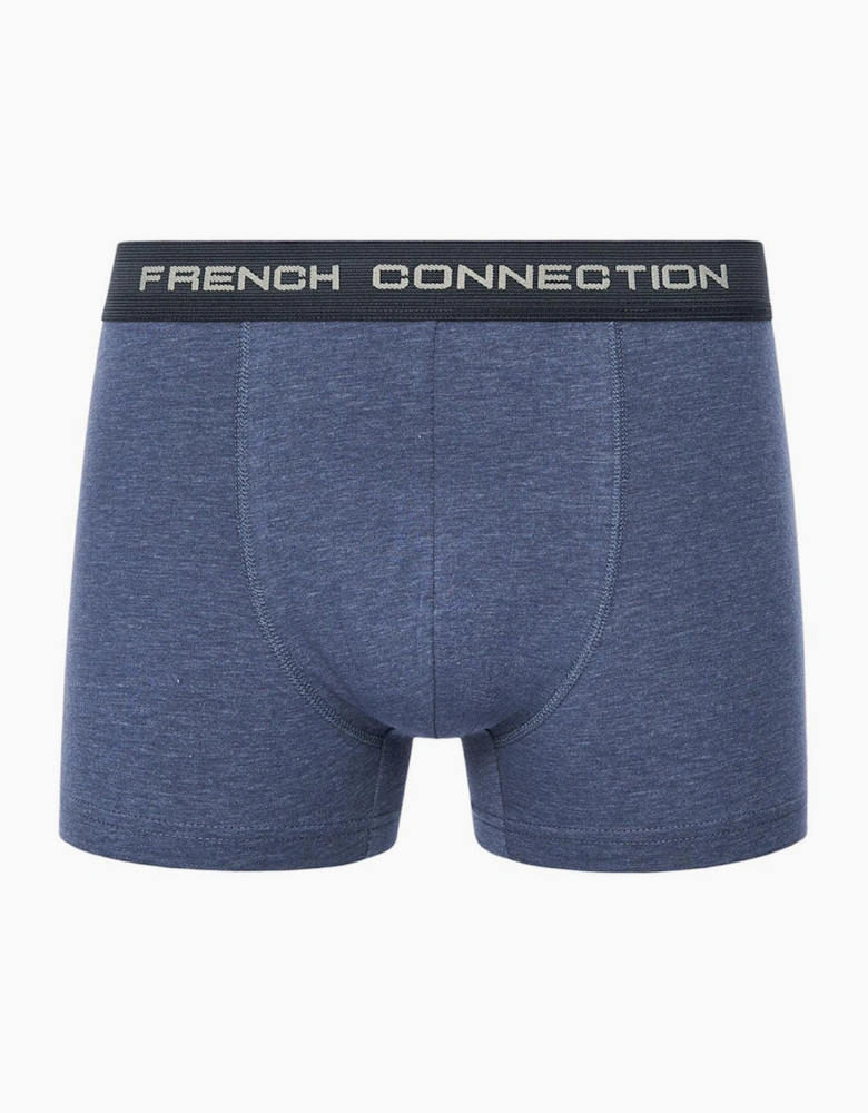 French Connection FC15 3pk Boxer Shorts Mens Blues