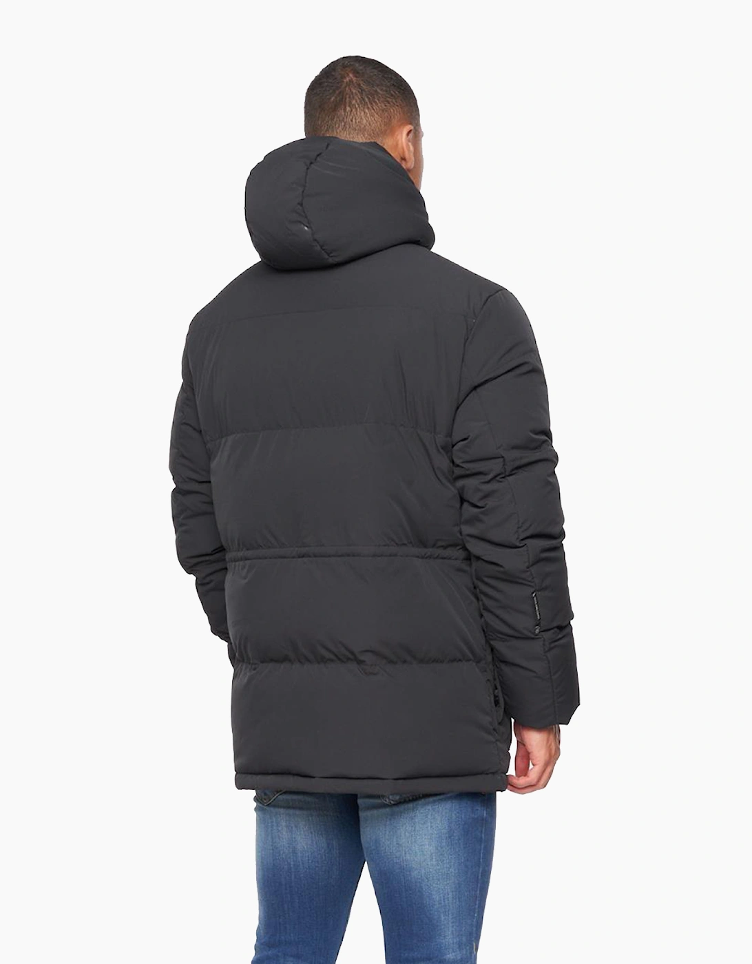 Duck And Cover Fletchley Puffer Jacket Mens Black