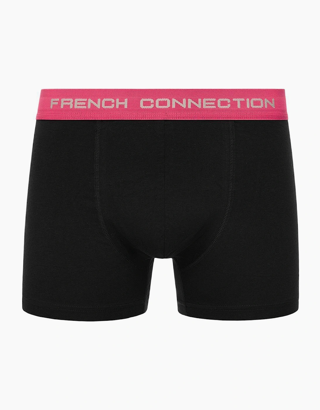 French Connection FC6 3pk Boxer Shorts Mens Black