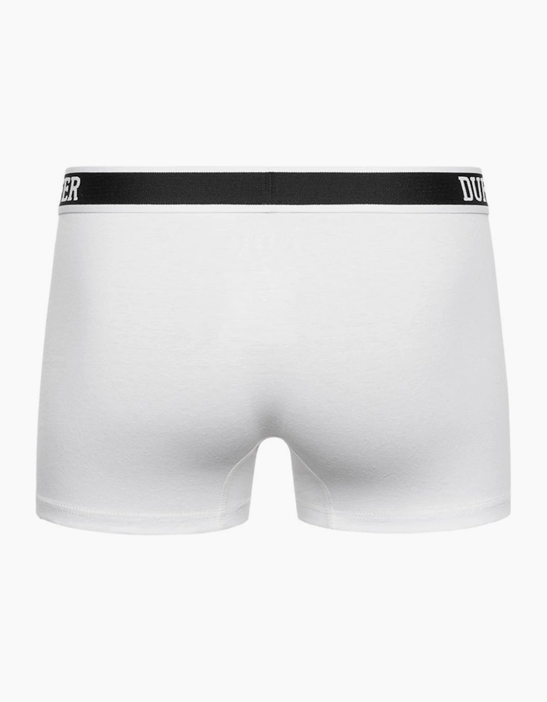 Duffer Holloway 5pk Boxer Shorts Mens White / Black