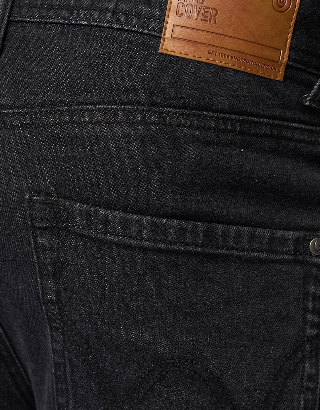 Duck And Cover Hydras Straight Leg Jeans Mens Black