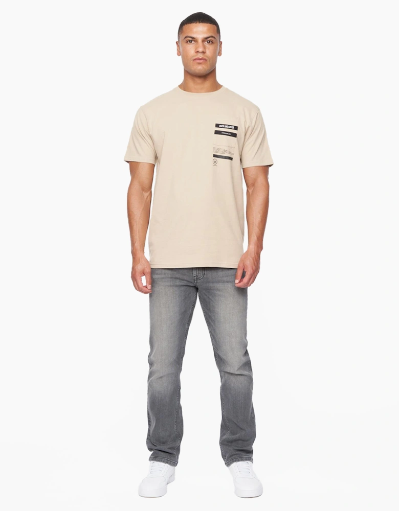 Duck And Cover Janstar Straight Leg Jeans Mens Grey