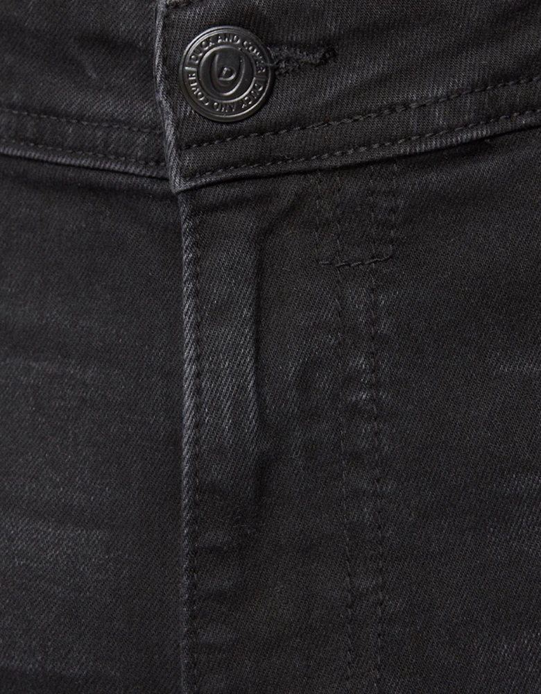 Duck And Cover Janstar Straight Leg Jeans Mens Black Wash