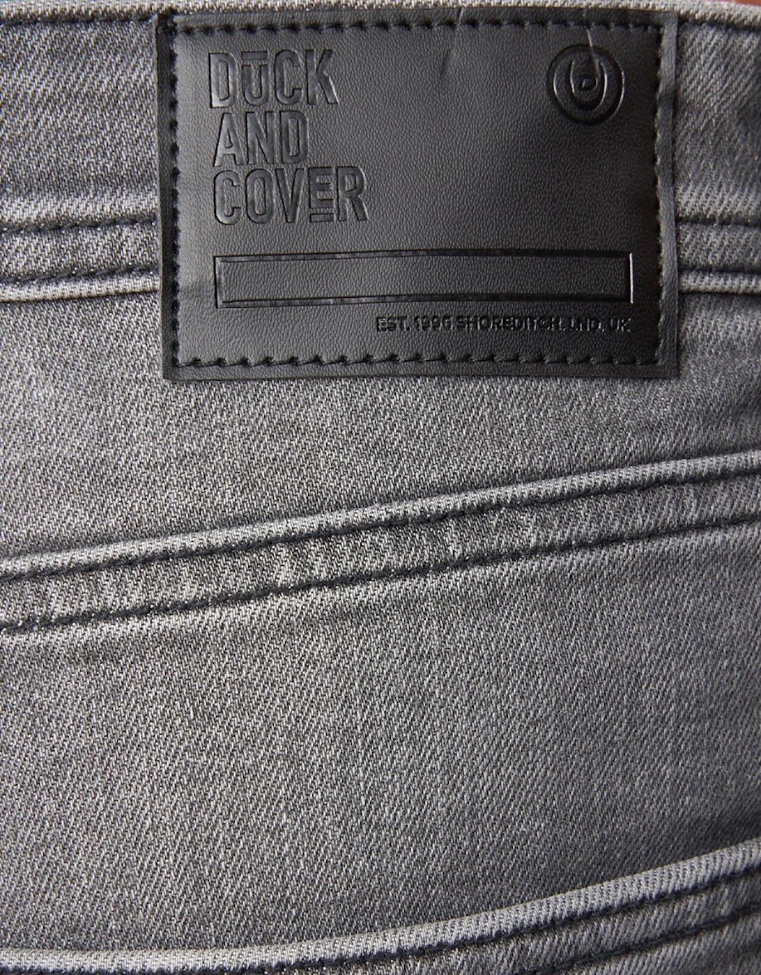 Duck And Cover Janstar Straight Leg Jeans Mens Grey