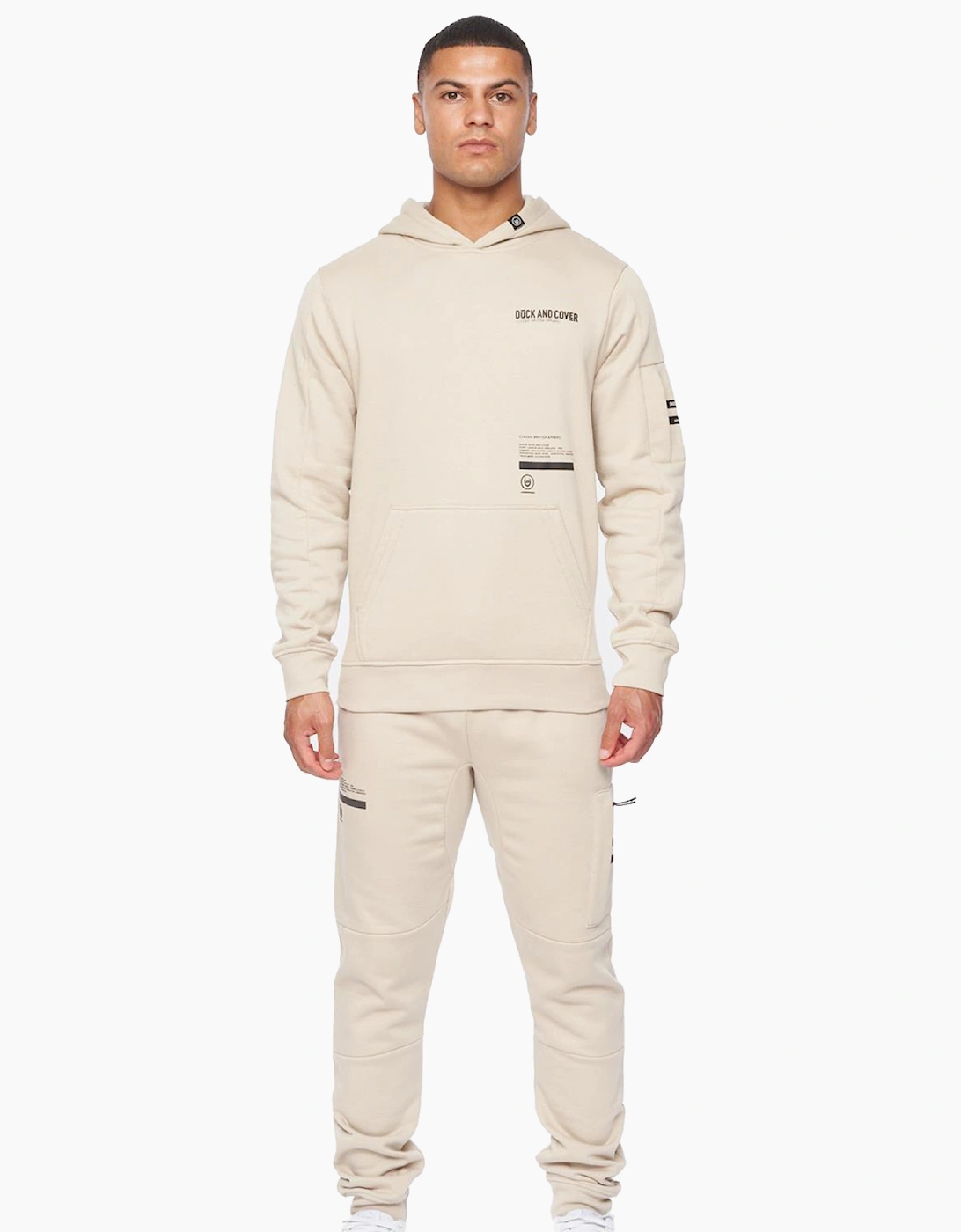 Duck And Cover Heningys Joggers Mens Greige