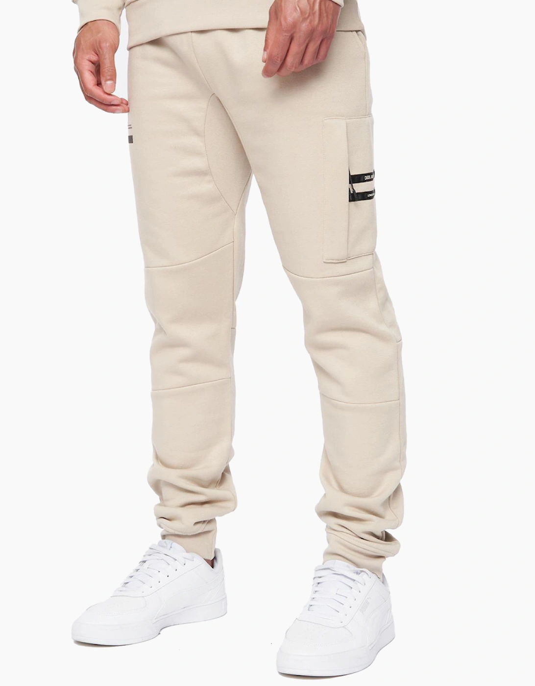 Duck And Cover Heningys Joggers Mens Greige