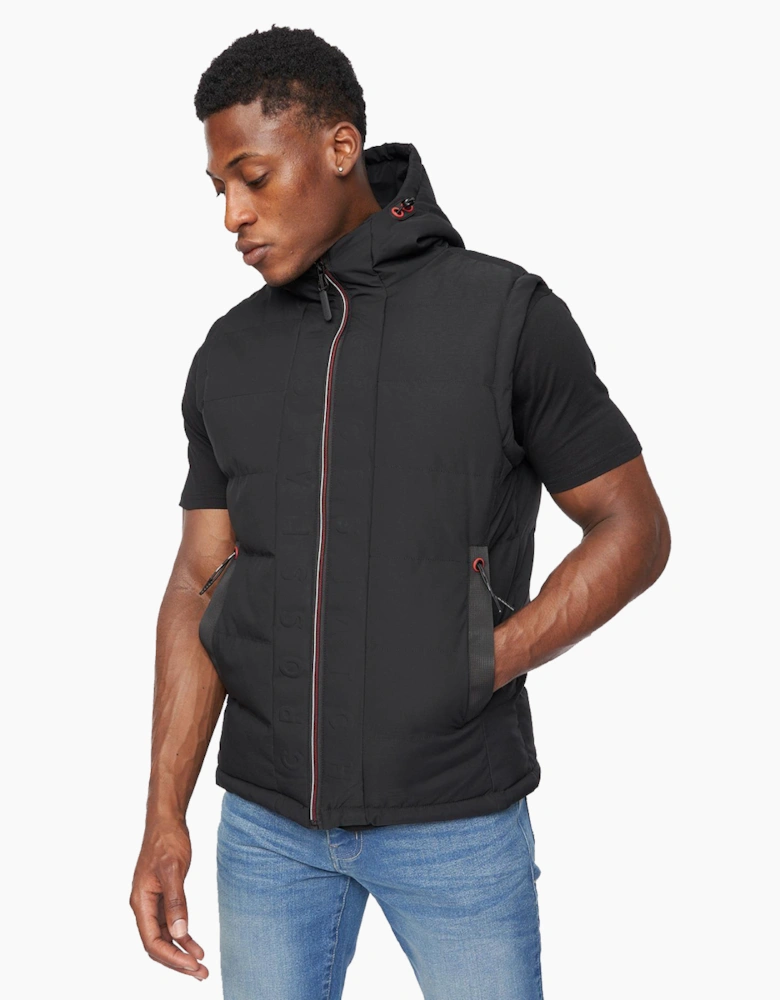 Crosshatch Kampnew Gilet Mens Black