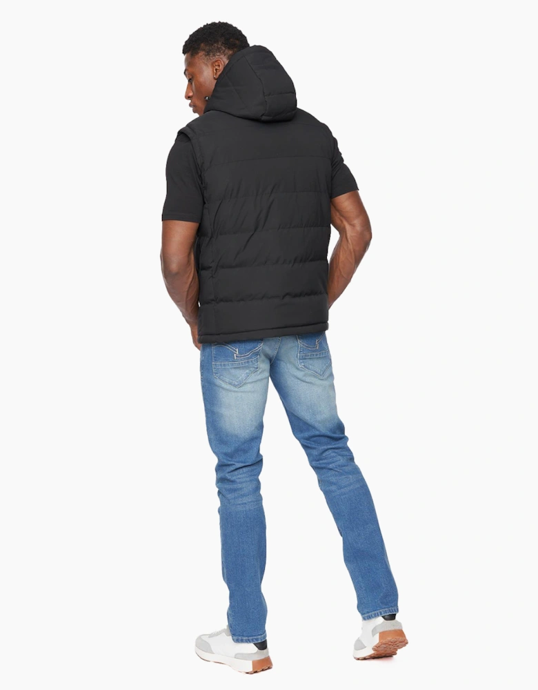 Crosshatch Kampnew Gilet Mens Black