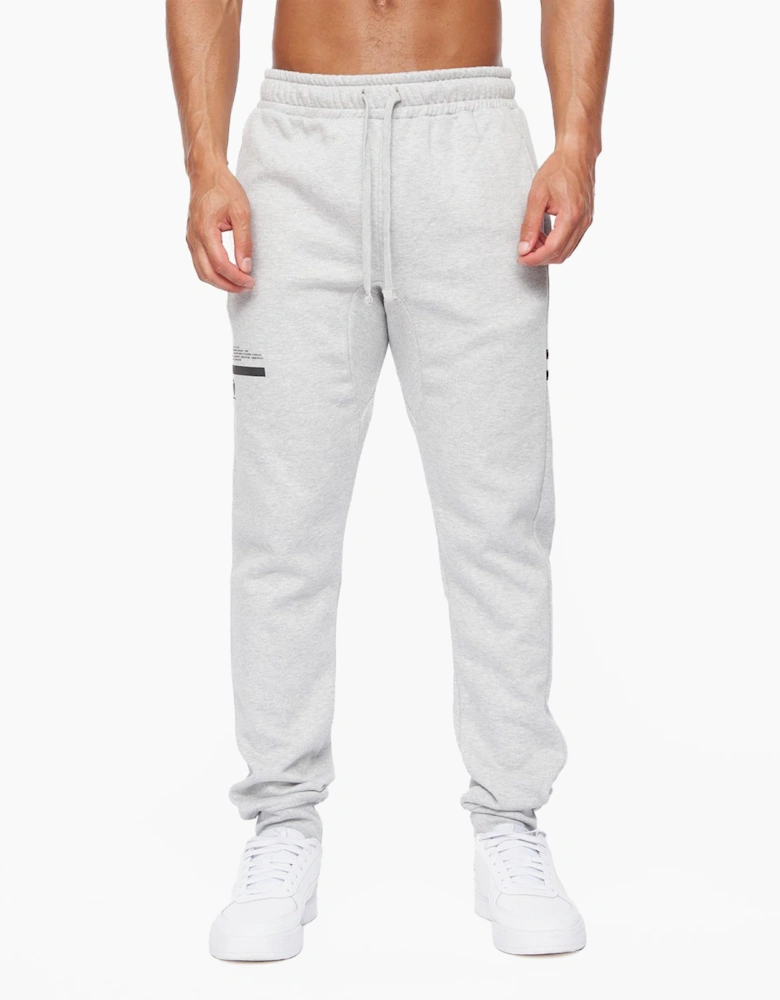 Duck And Cover Jennerkins Joggers Mens Grey Marl