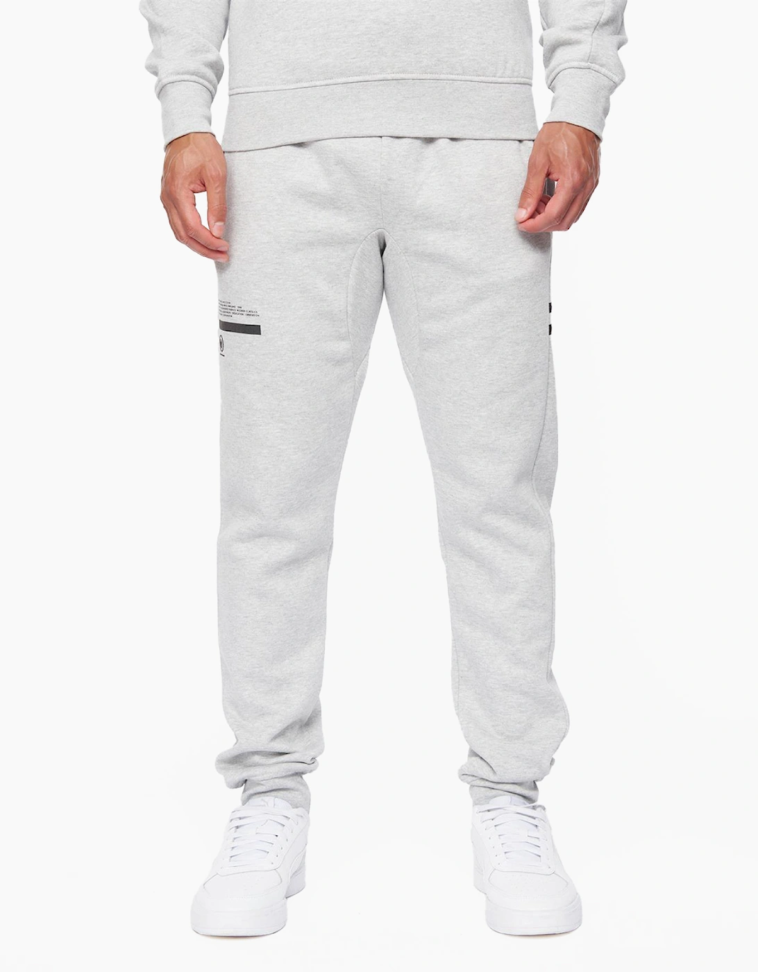 Duck And Cover Jennerkins Joggers Mens Grey Marl