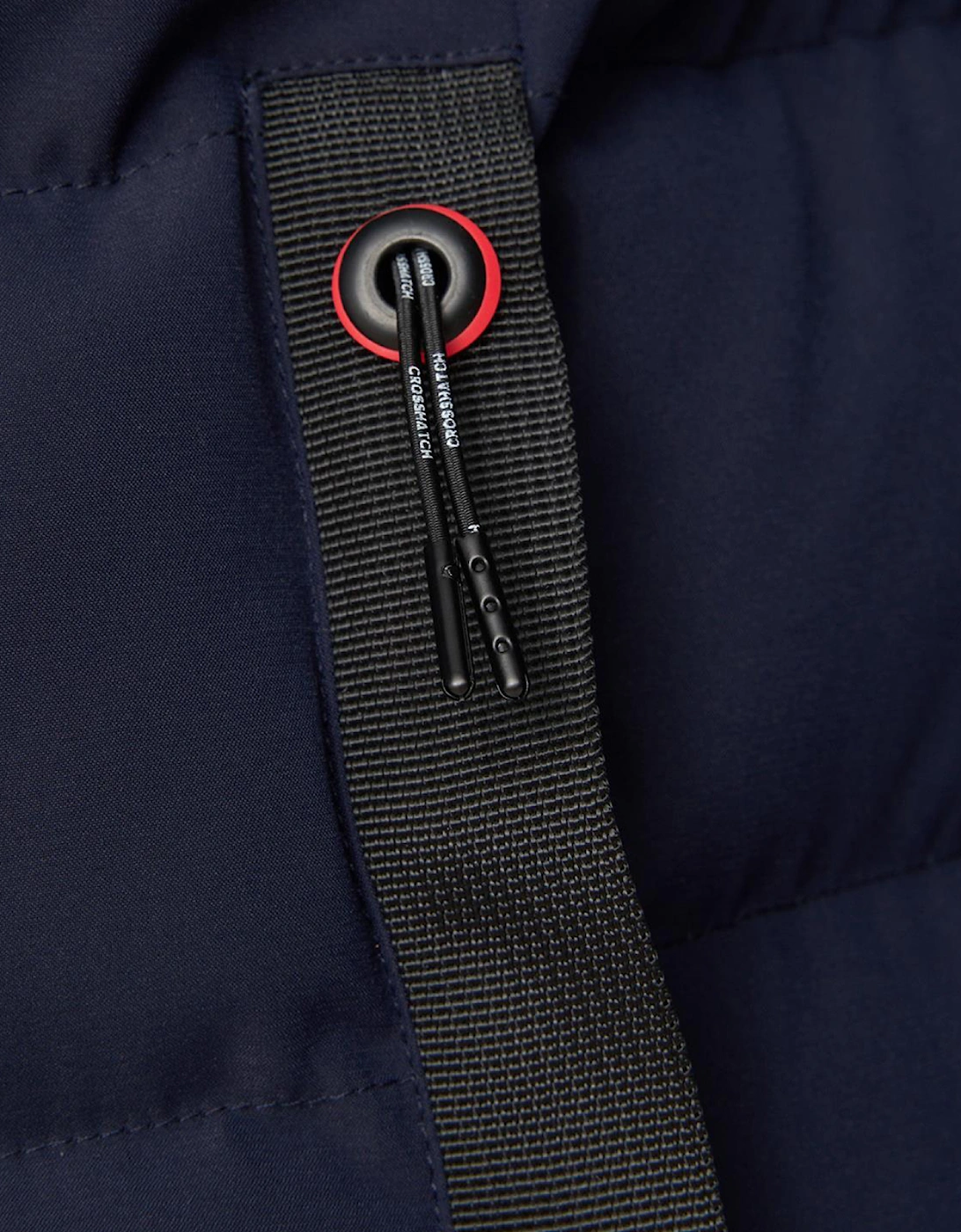 Crosshatch Kampleys Embossed Jacket Mens Navy