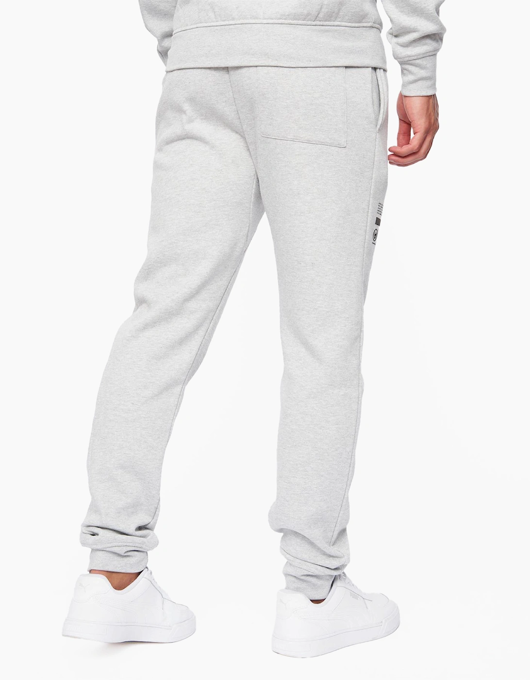 Duck And Cover Jennerkins Joggers Mens Grey Marl