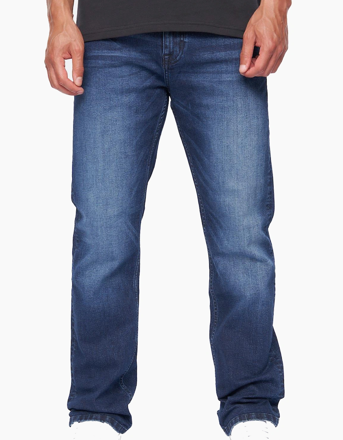 Duck And Cover Janstar Straight Leg Jeans Mens Dark Wash