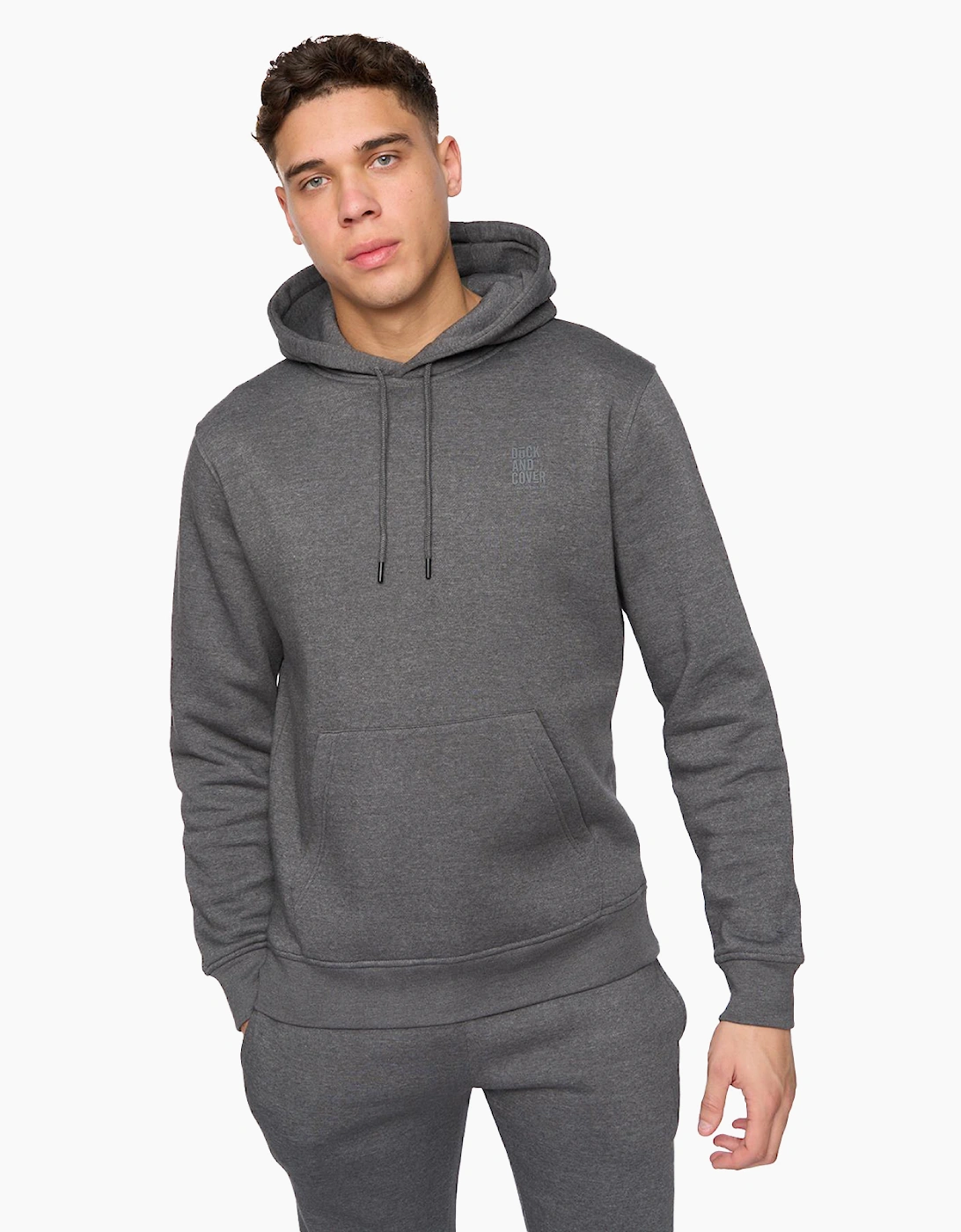 Duck And Cover Merchell Tracksuit Mens Charcoal Marl