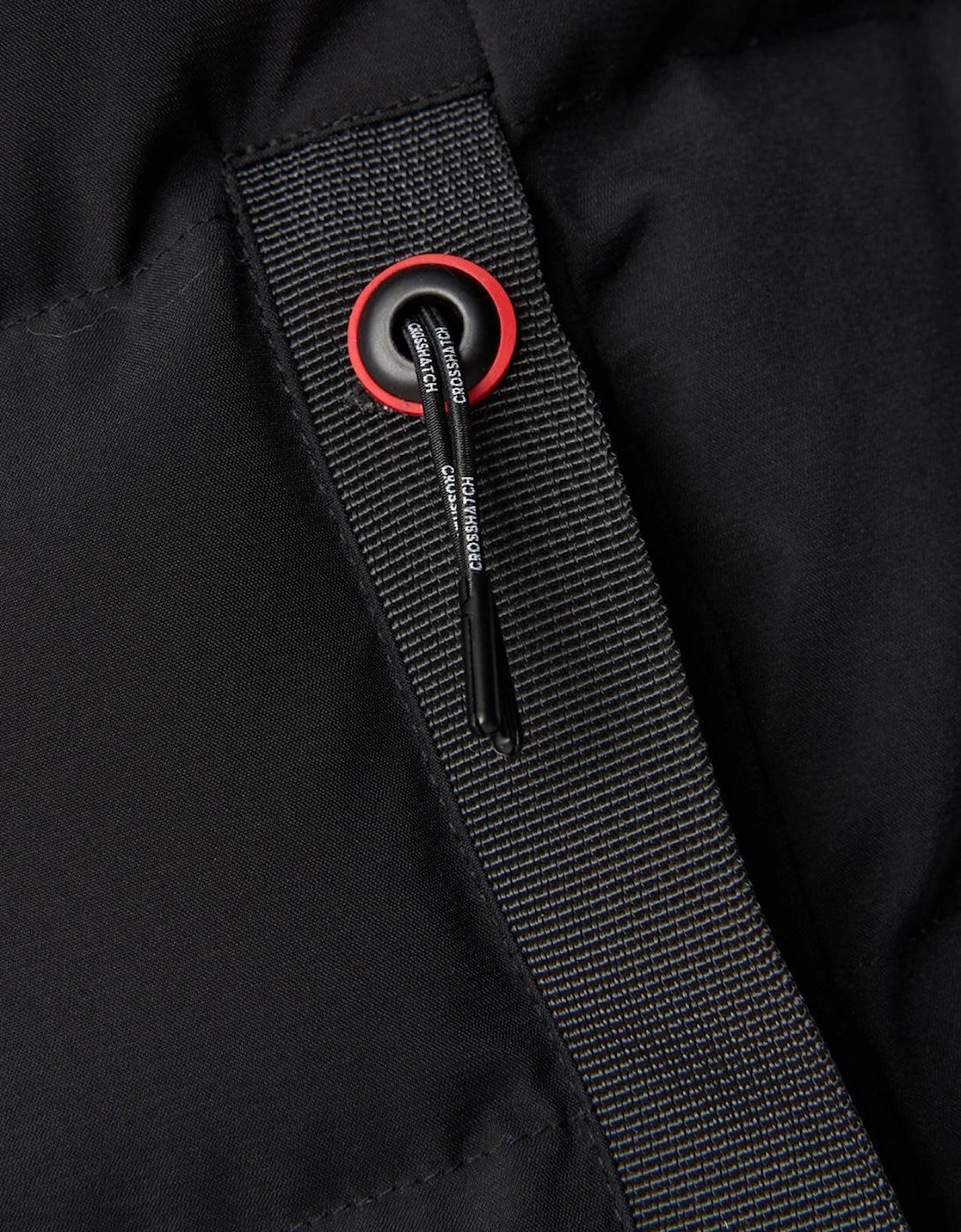 Crosshatch Kampleys Embossed Jacket Mens Black