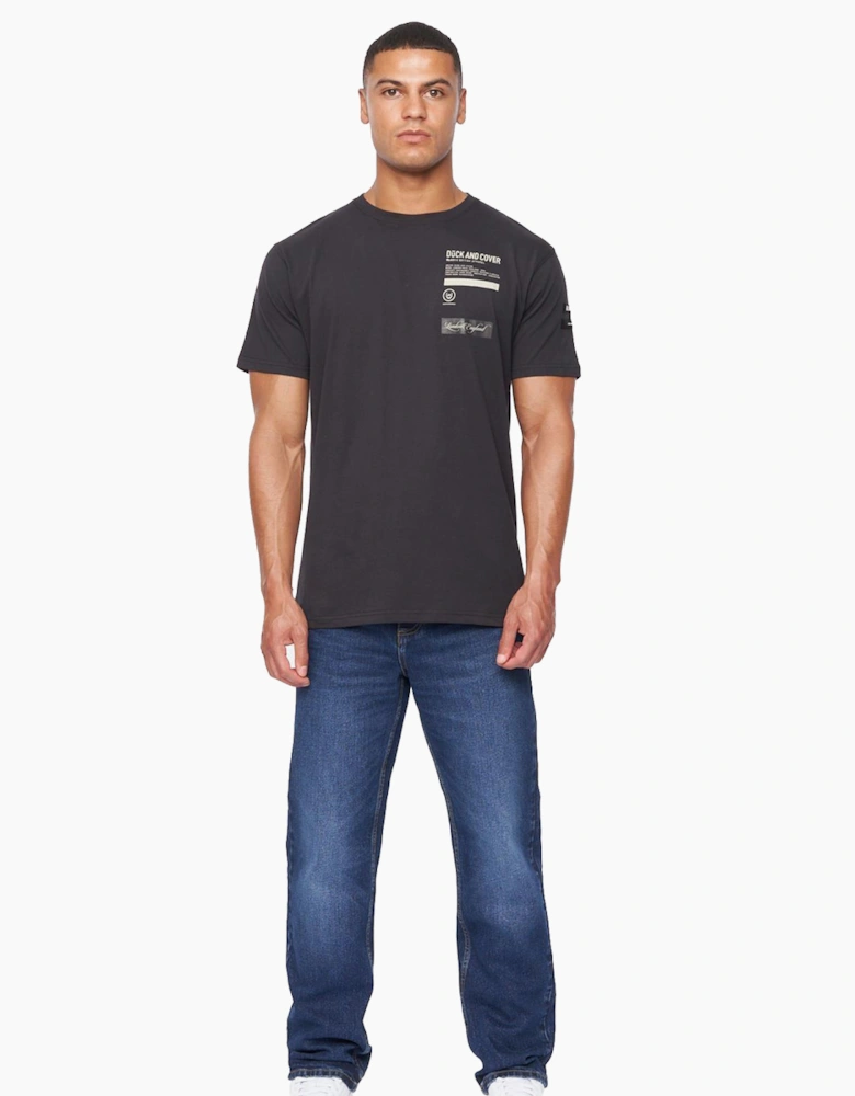 Duck And Cover Duck and Cover Rushawn Relaxed Fit Jeans Mid Wash Navy / Mid Wash
