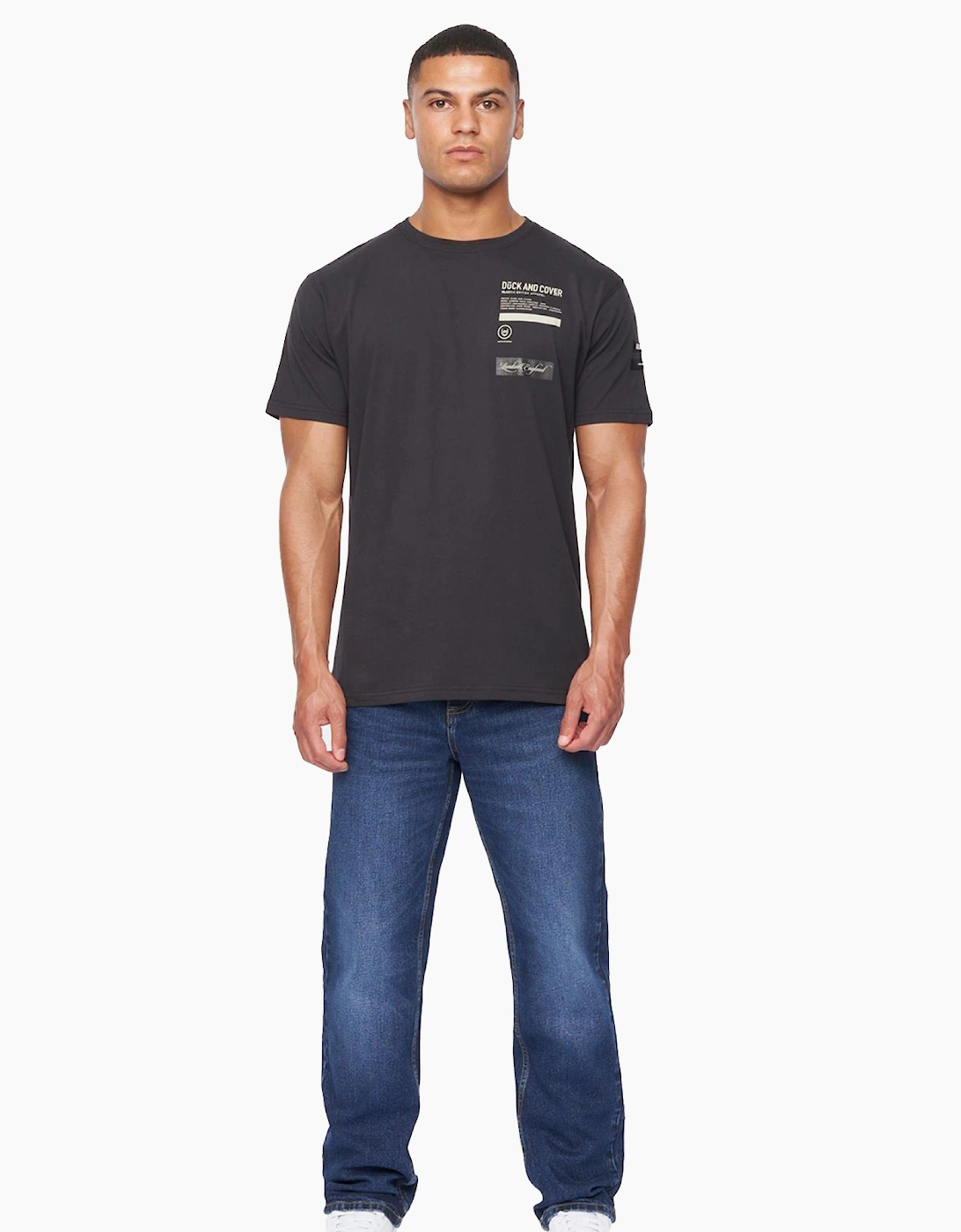 Duck And Cover Duck and Cover Rushawn Relaxed Fit Jeans Mid Wash Navy / Mid Wash