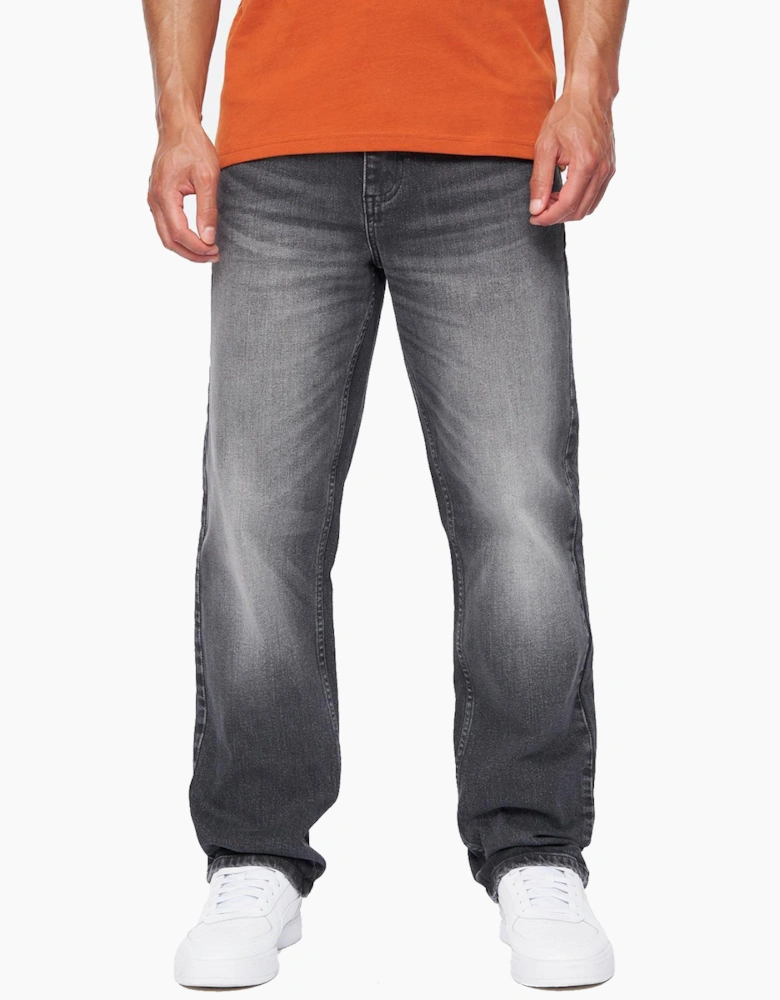 Duck And Cover Rushawn Jeans Mens Black