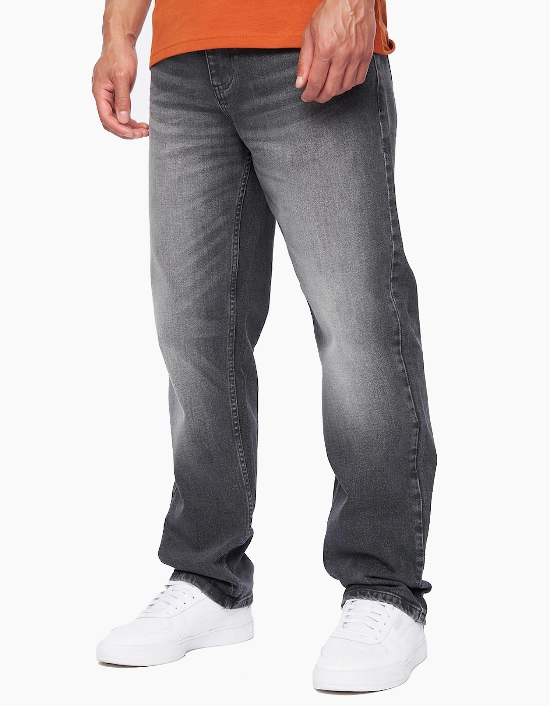 Duck And Cover Rushawn Jeans Mens Black