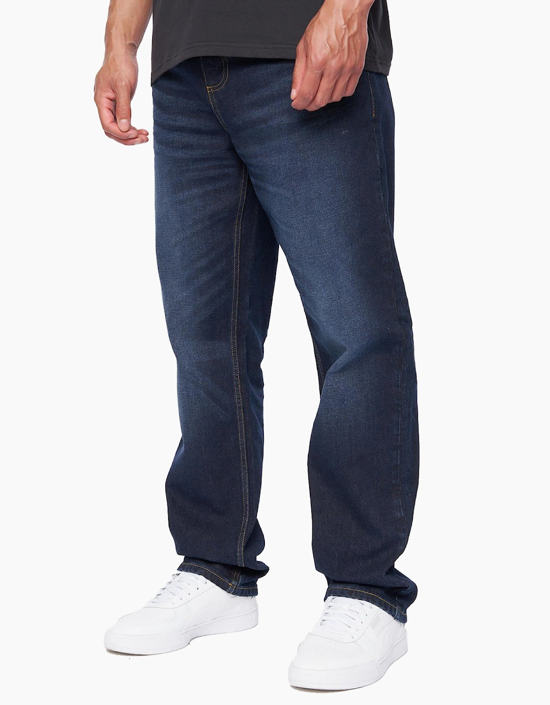 Duck And Cover Rushawn Jeans Mens Dark Wash