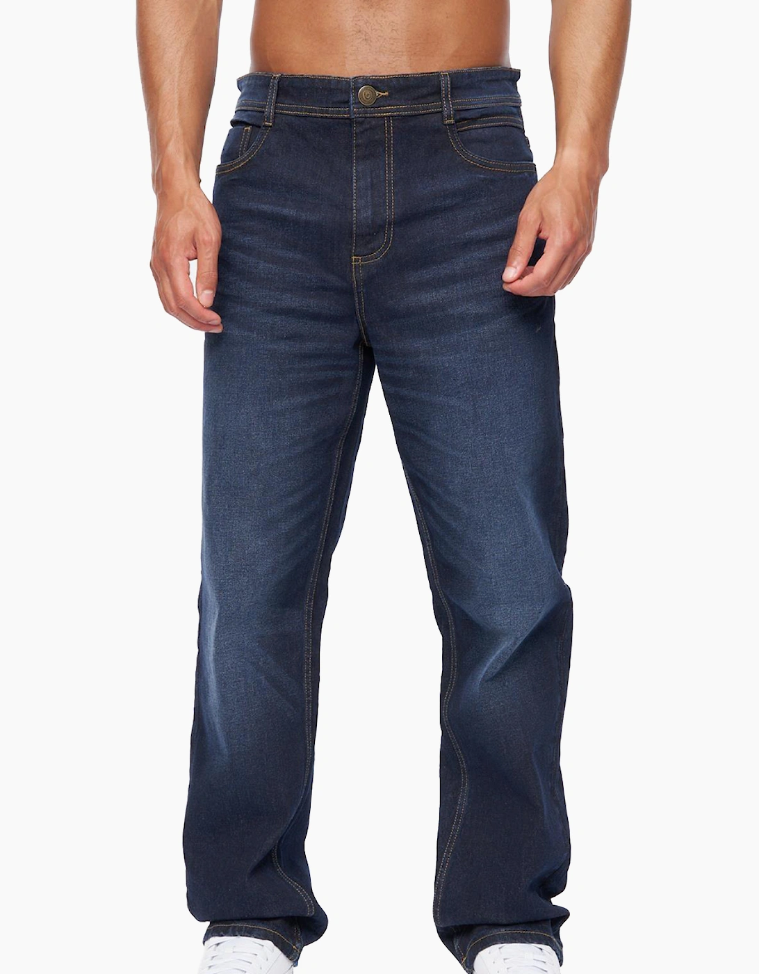 Duck And Cover Rushawn Jeans Mens Dark Wash