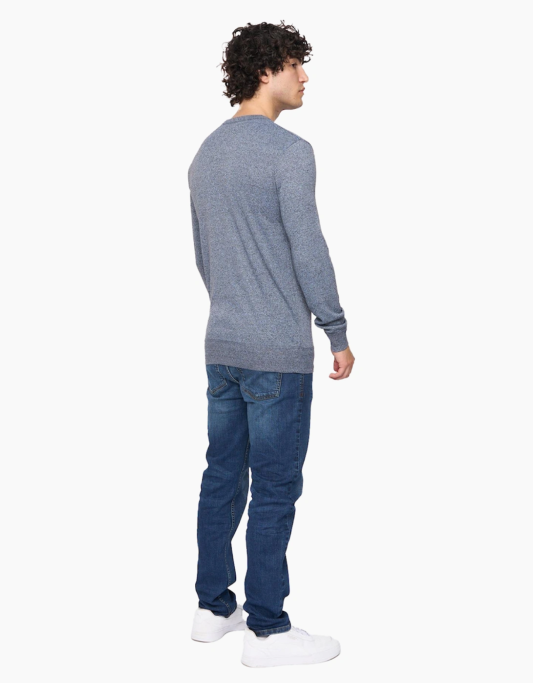 Bewley & Ritch Loxham Jumper Mens Black Marl / Grey