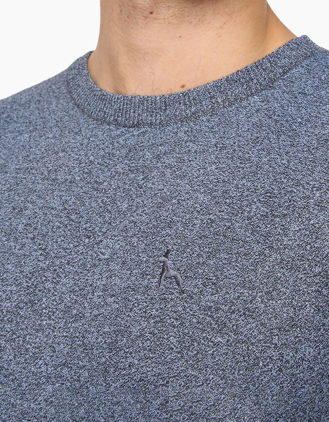 Bewley & Ritch Loxham Jumper Mens Black Marl / Grey