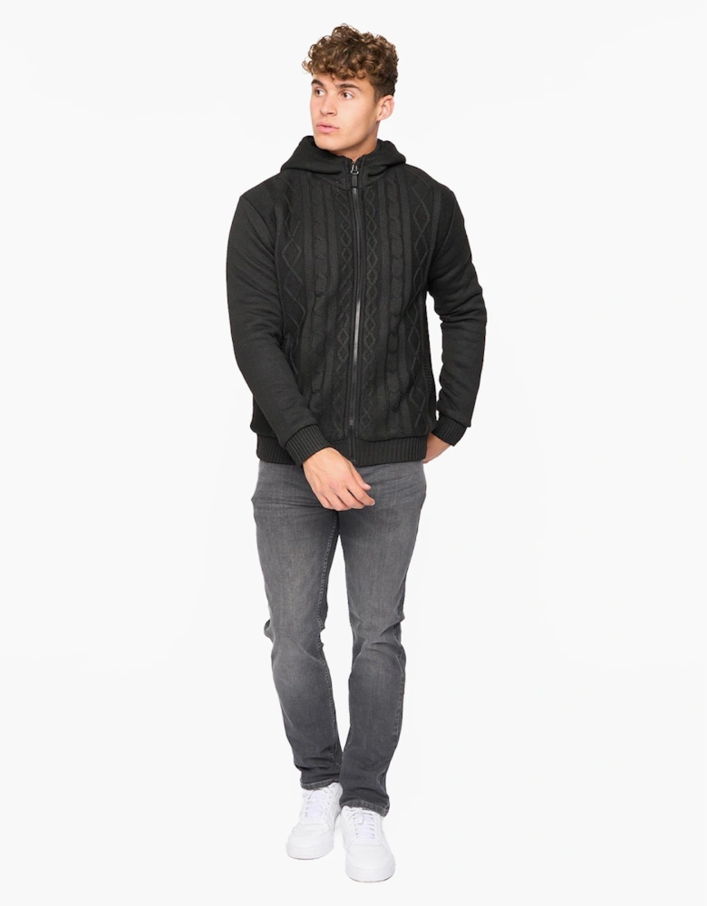 Bewley & Ritch Tonbridge Cardigan Mens Black