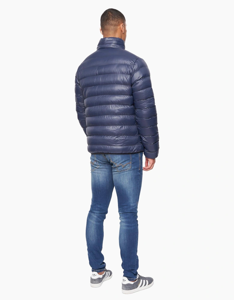 Duck And Cover Shemmy Two Quilted Jacket Mens Navy