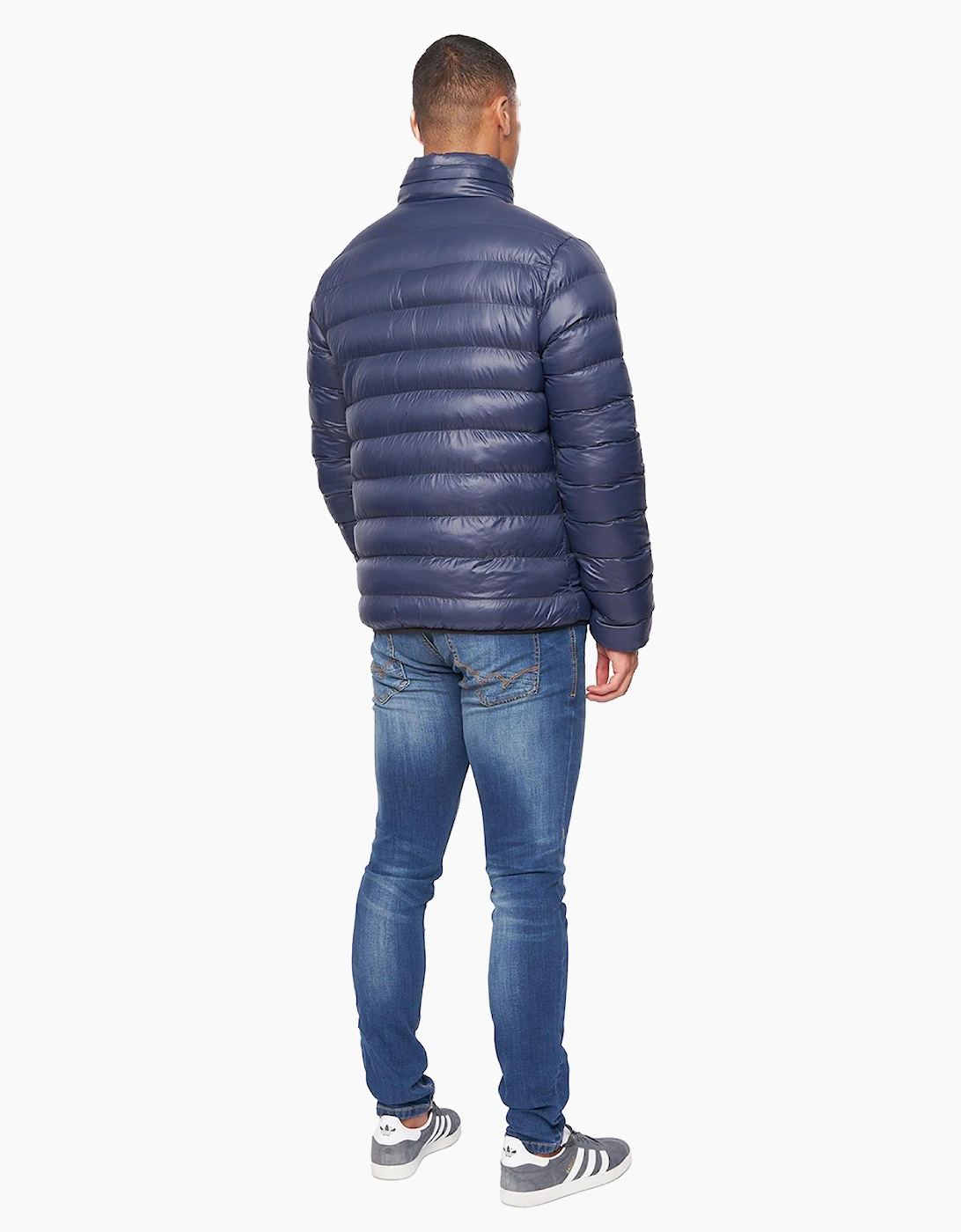 Duck And Cover Shemmy Two Quilted Jacket Mens Navy