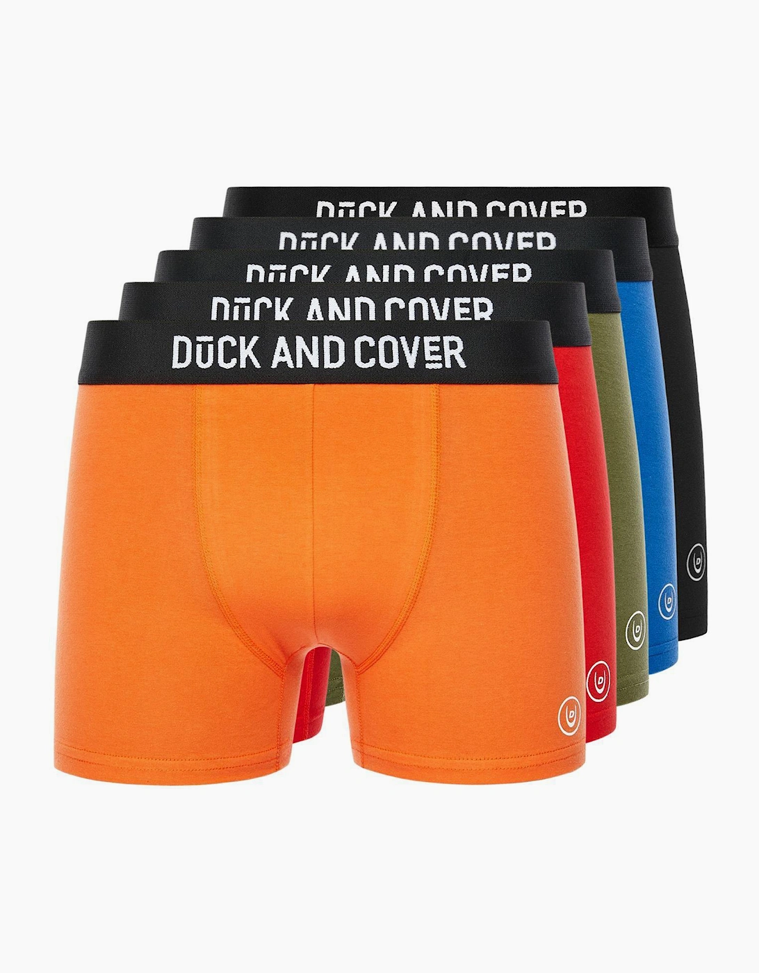 Duck And Cover Thriller 5pk Boxer Shorts Mens Assorted