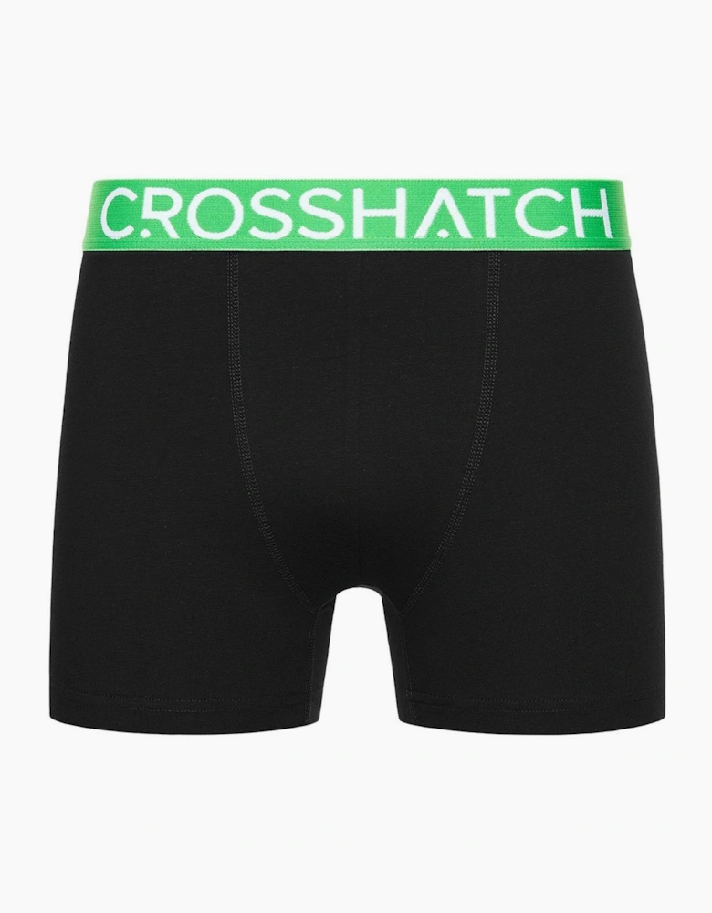 Crosshatch Septet 7pk Boxer Shorts Mens Black Assorted