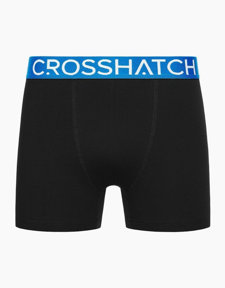 Crosshatch Septet 7pk Boxer Shorts Mens Black Assorted