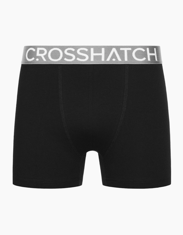 Crosshatch Septet 7pk Boxer Shorts Mens Black Assorted