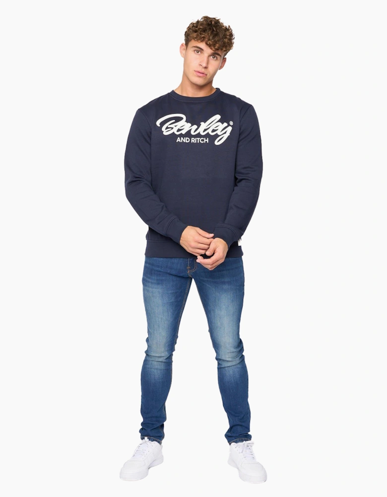 Bewley & Ritch Bewley And Rich Yardley Sweatshirt Mens Navy