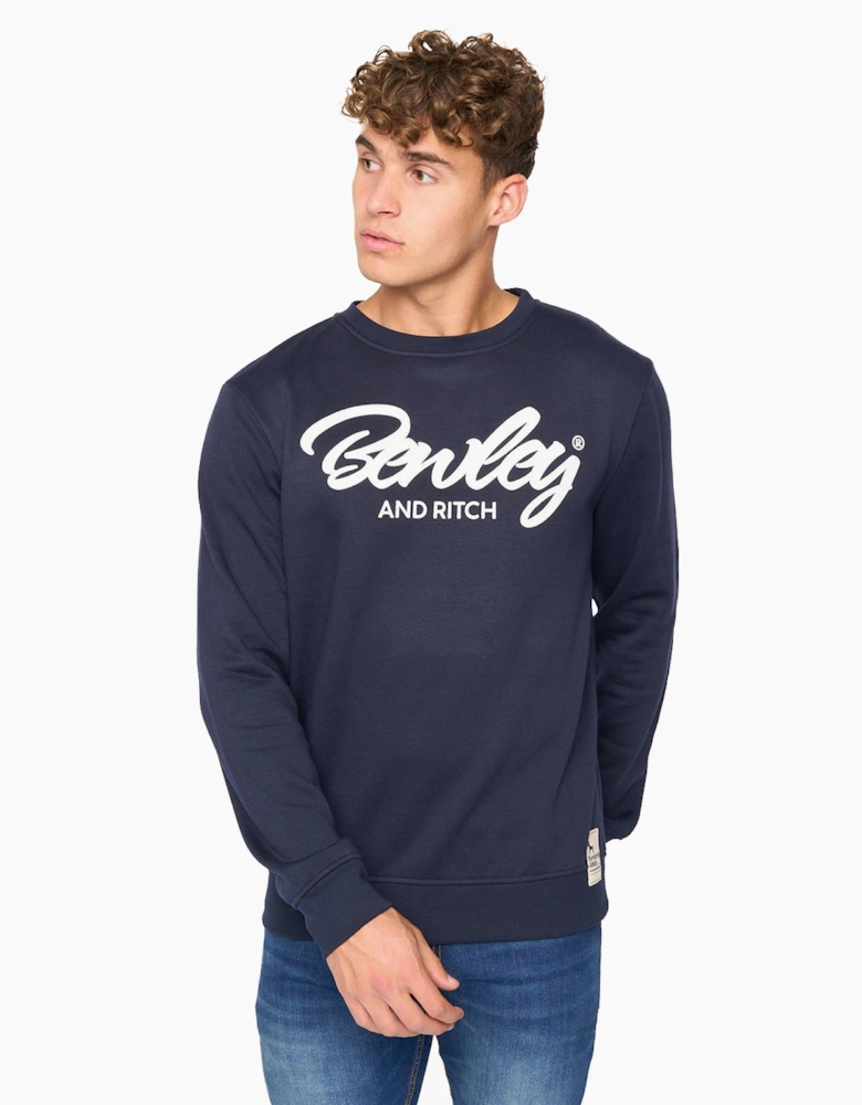 Bewley & Ritch Bewley And Rich Yardley Sweatshirt Mens Navy