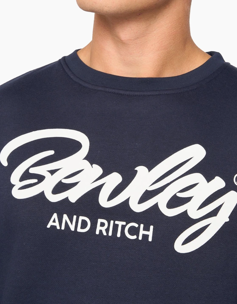 Bewley & Ritch Bewley And Rich Yardley Sweatshirt Mens Navy