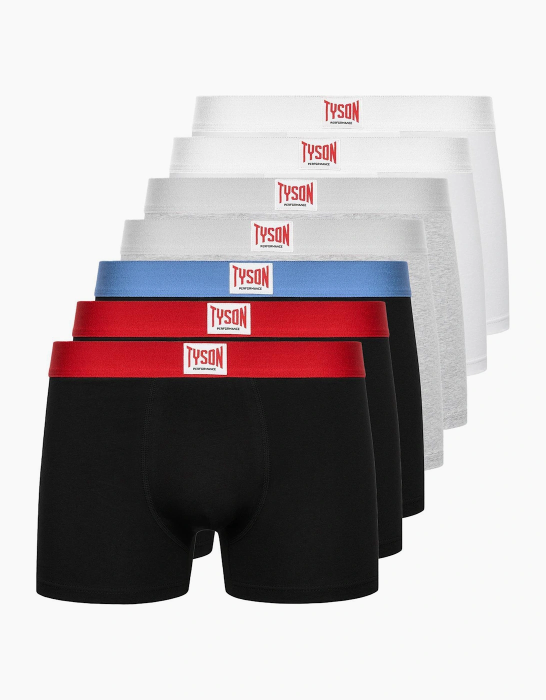 Tyson 7pk Boxer Shorts Mens Assorted