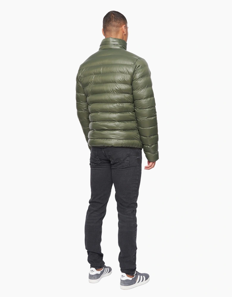 Duck And Cover Shemmy Two Quilted Jacket Mens Dark Olive