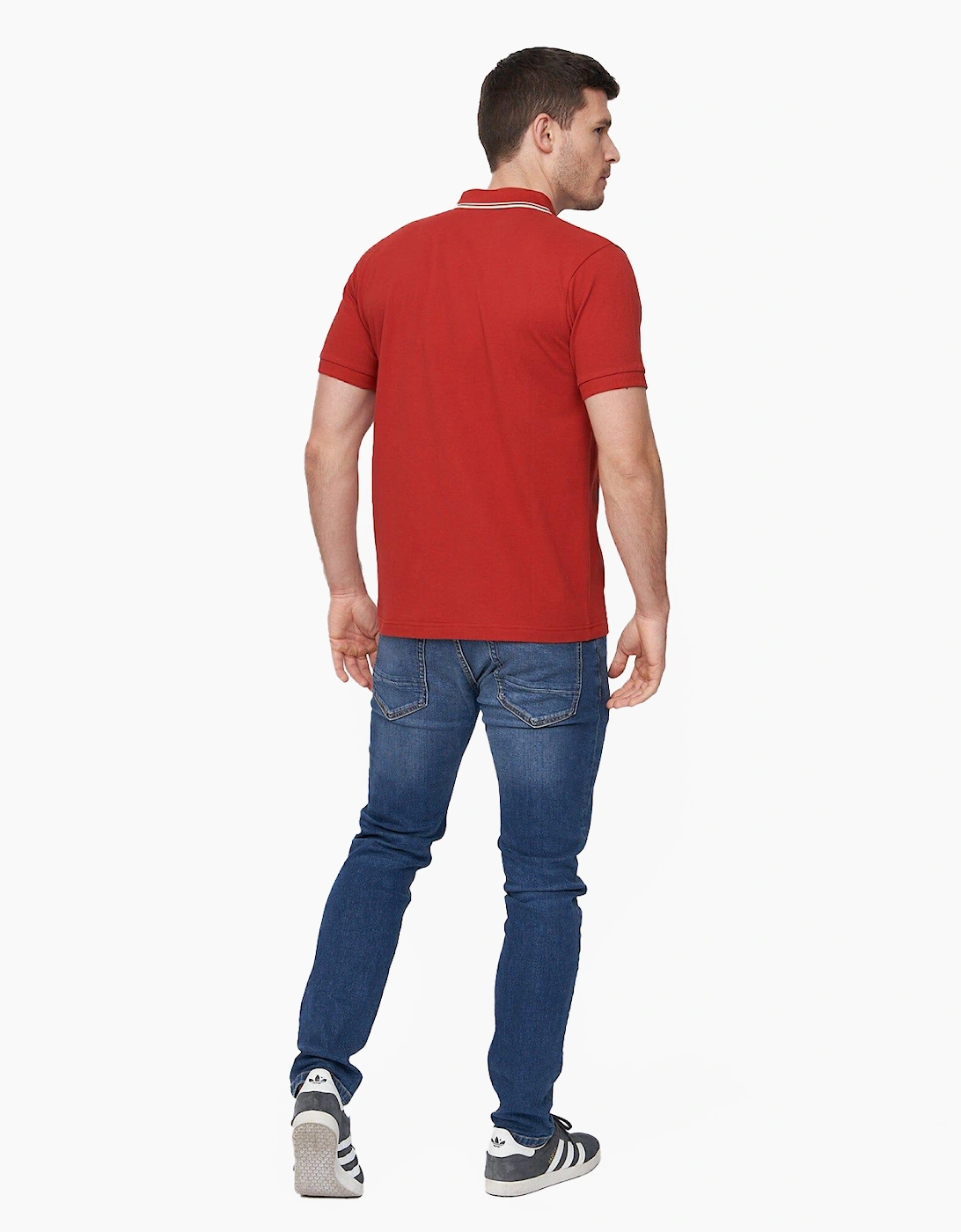 Duck And Cover Samtrase Polo Shirt Mens Red
