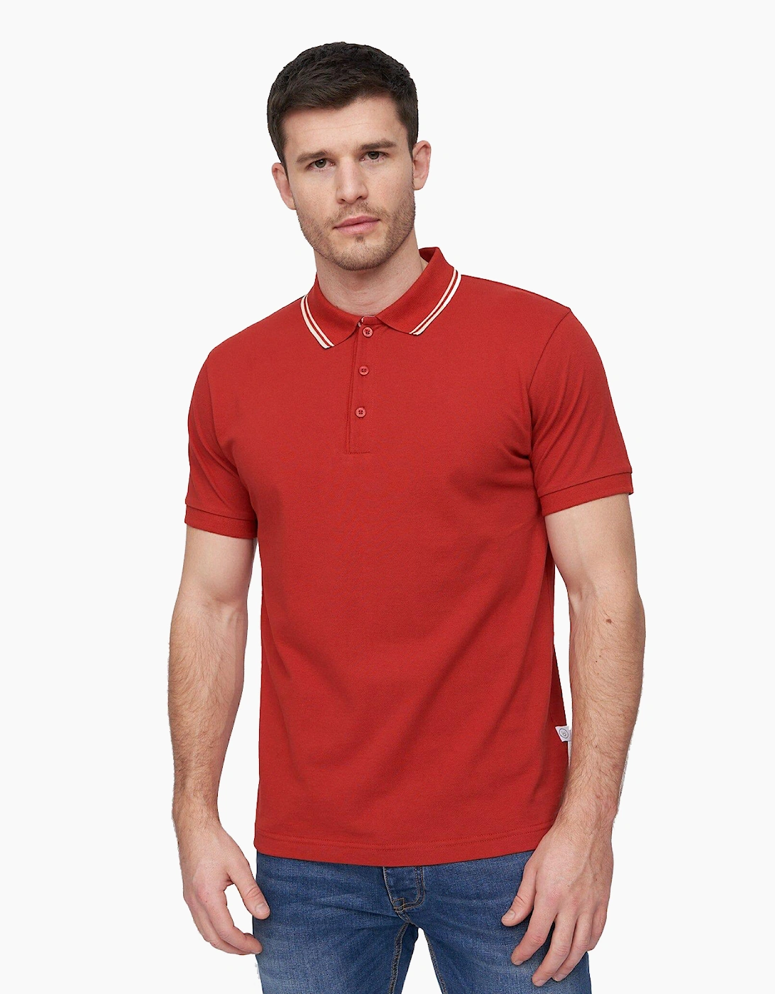 Duck And Cover Samtrase Polo Shirt Mens Red