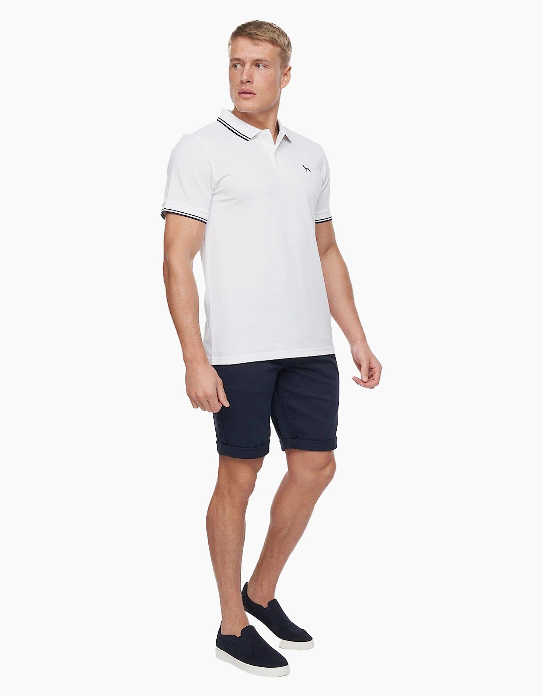 Bewley & Ritch Upwood Polo Shirt Mens White
