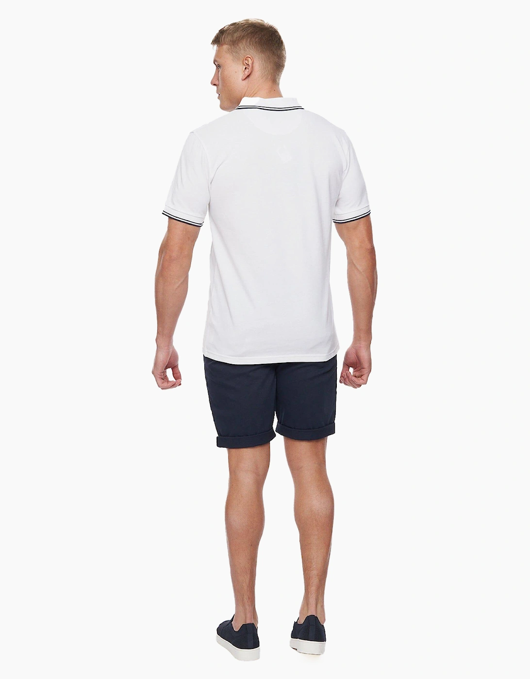 Bewley & Ritch Upwood Polo Shirt Mens White