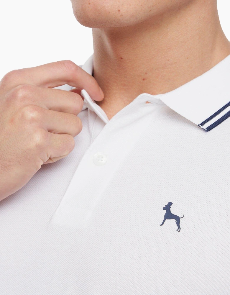 Bewley & Ritch Upwood Polo Shirt Mens White