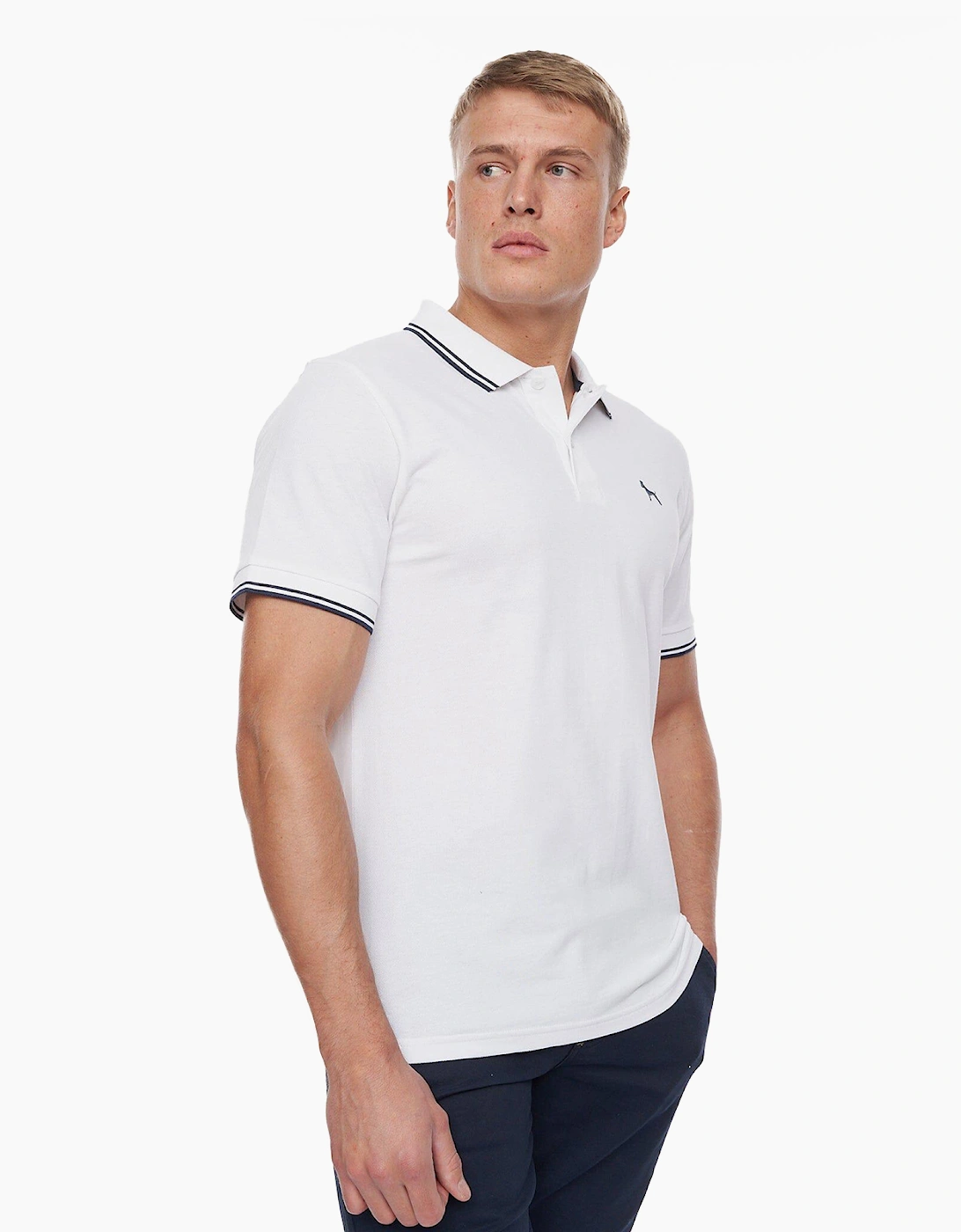 Bewley & Ritch Upwood Polo Shirt Mens White