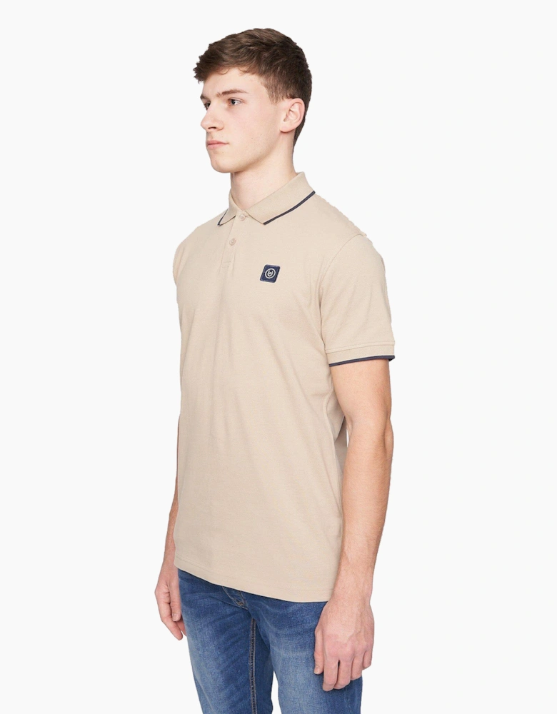 Duck And Cover Wilkins Polo Shirt Mens Stone