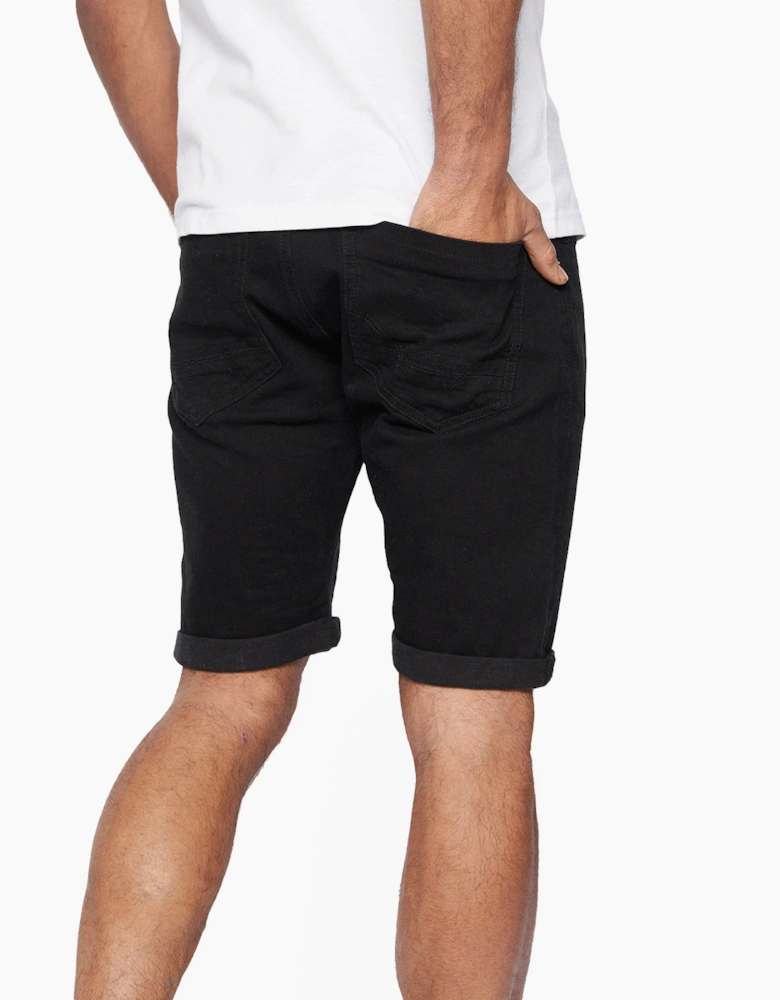 Duck And Cover Zeki Denim Shorts Mens Black