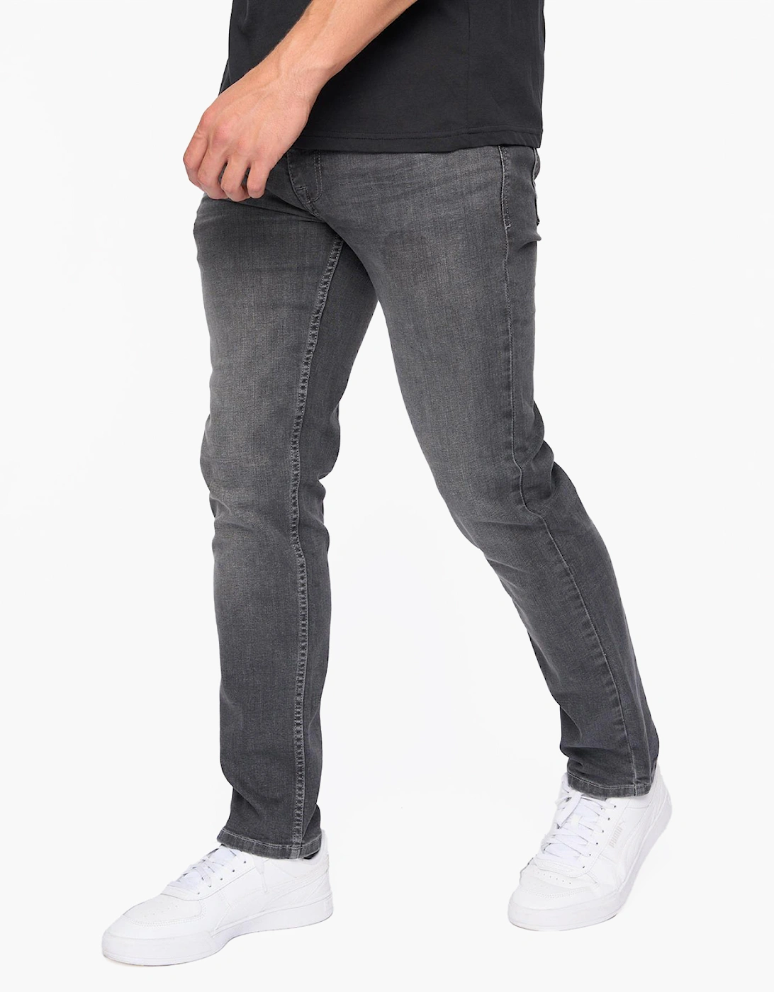 Bewley & Ritch Abingdon Slim Fit Jeans Mens Grey